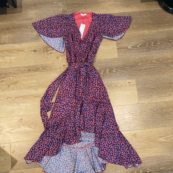 Parker High Low Floral Dress - XS - Picture 1 of 5